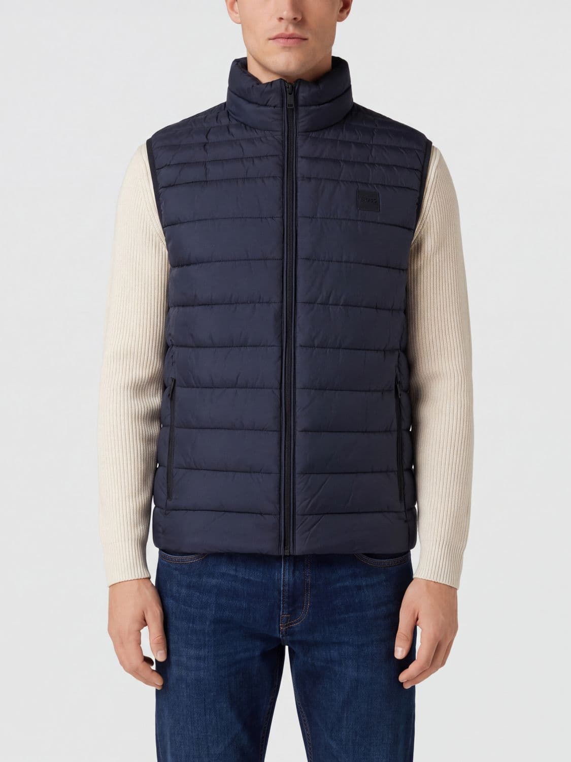 Boss Odeno Padded Gilet in Quilted Recycled Nylon