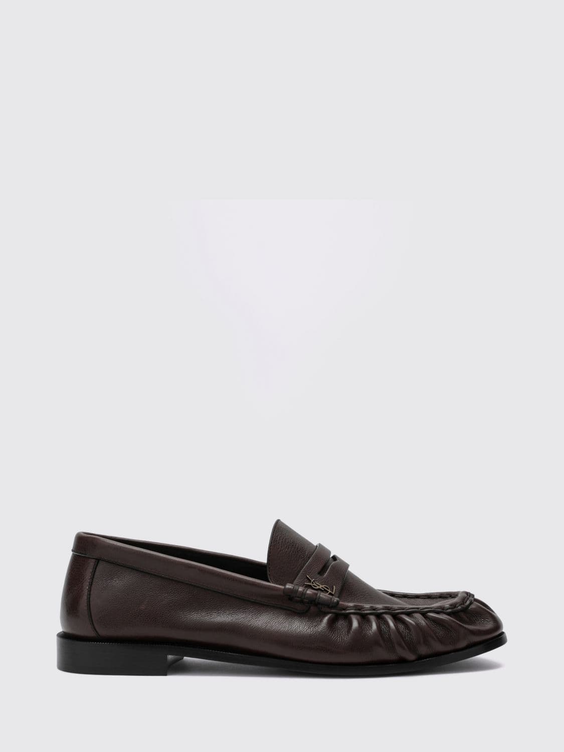 Saint Laurent Le Loafer Penny Loafers in Calfskin with YSL Monogram