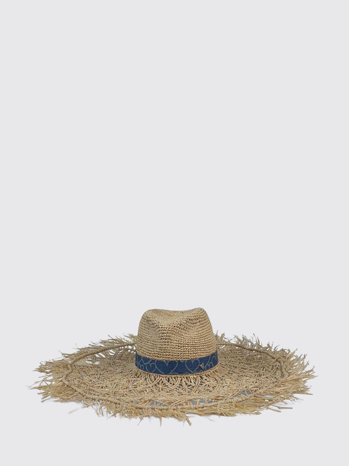 Maison Michel Big Sheryl Fringed Wide-Brim Raffia Hat
