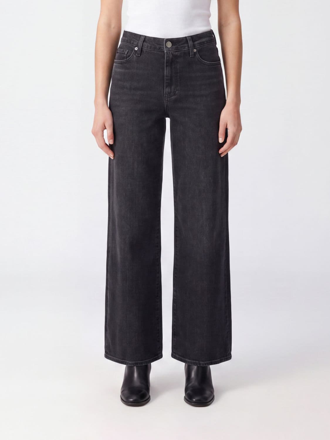 Frame Le Slim Palazzo High-Waisted Wide-Leg Denim Jeans