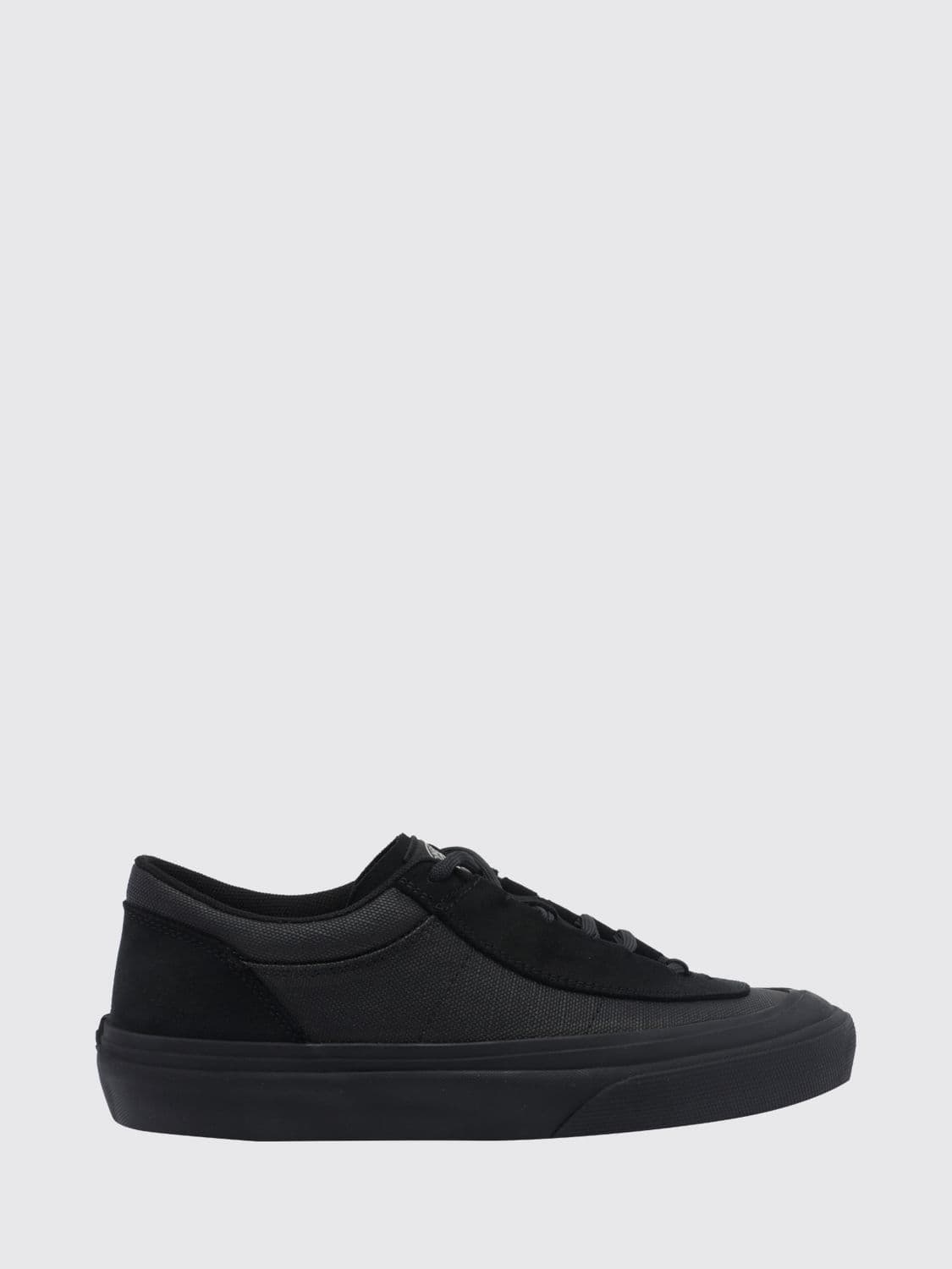 Stone Island Low-Top Trainers in Suede and Canvas with Compass Logo