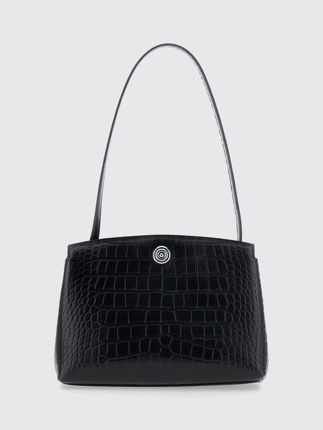 Liffner Embossed Leather Mini Handbag with Removable Shoulder Strap