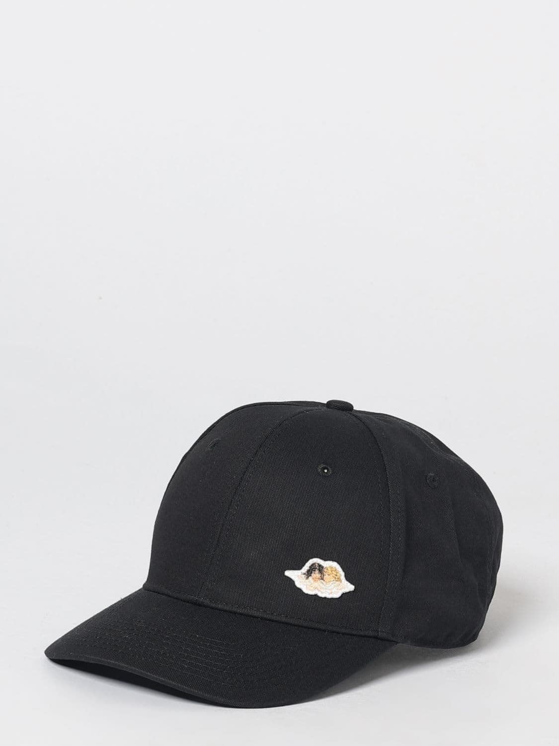 Fiorucci Cotton Baseball Cap with Rigid Visor and Applied Logo