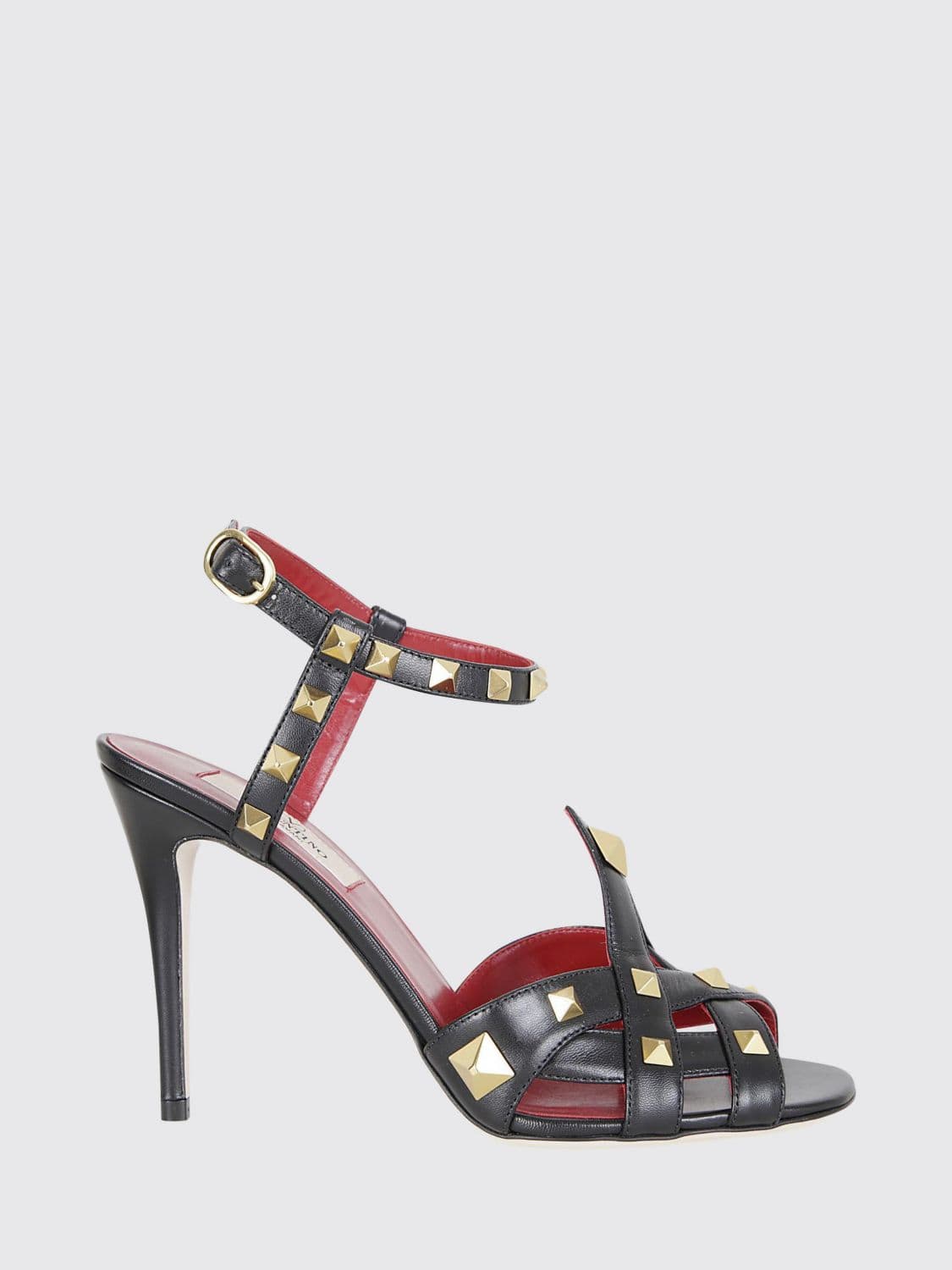 Valentino Garavani Studdy High-Heeled Sandals in Leather with Studs · 38½