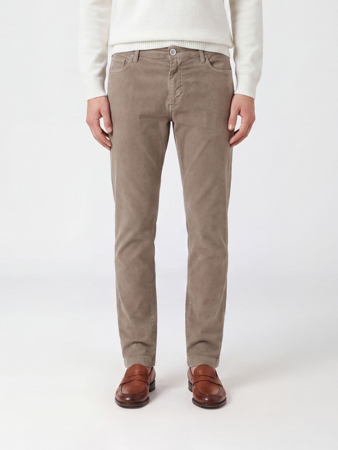 Jacob Cohen Slim-Fit Mid-Rise Stretch-Cotton Chino Trousers