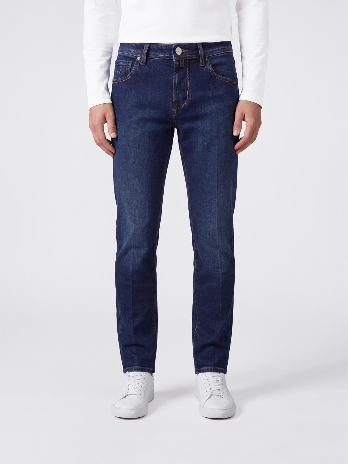 Jacob Cohen Scott Regular-Fit Mid-Rise Stretch-Denim Jeans