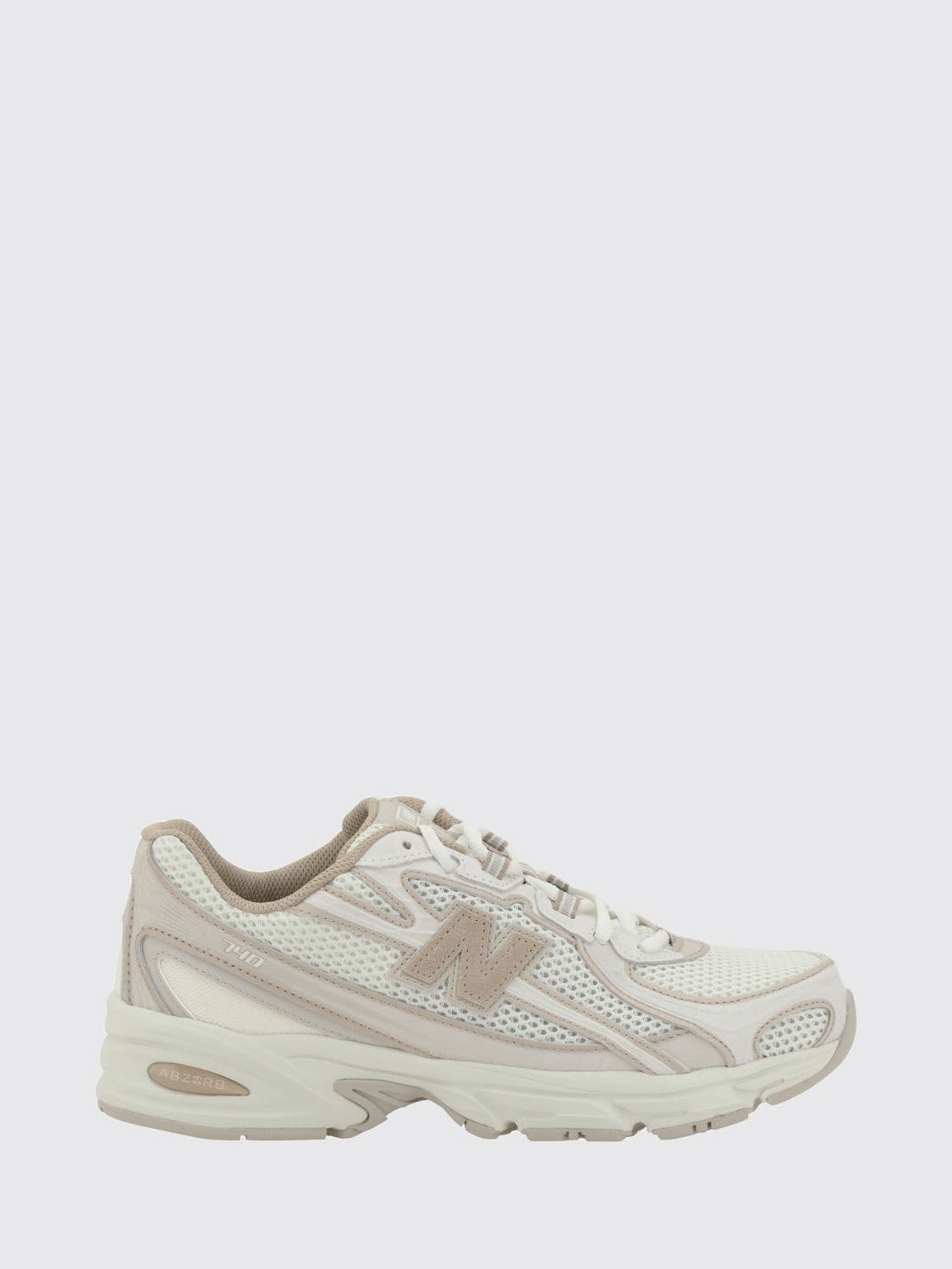 New Balance 740 Leather and Mesh Sneakers with Rubber Sole