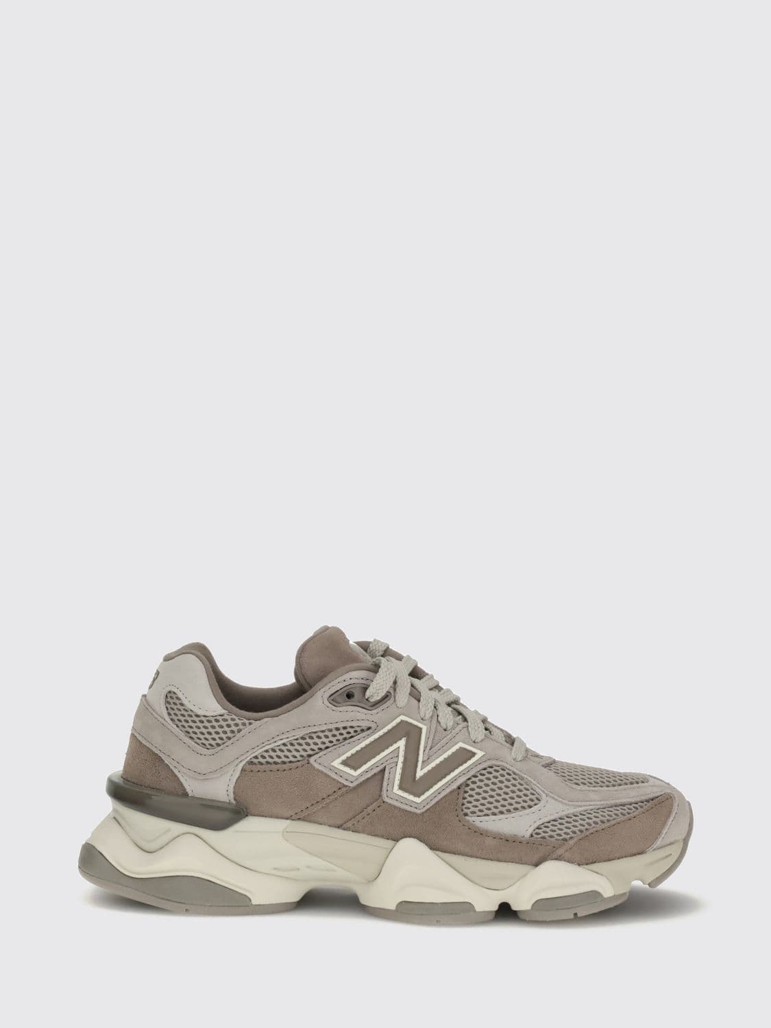 New Balance 9060 Suede and Mesh Sneakers with a Chunky Sole
