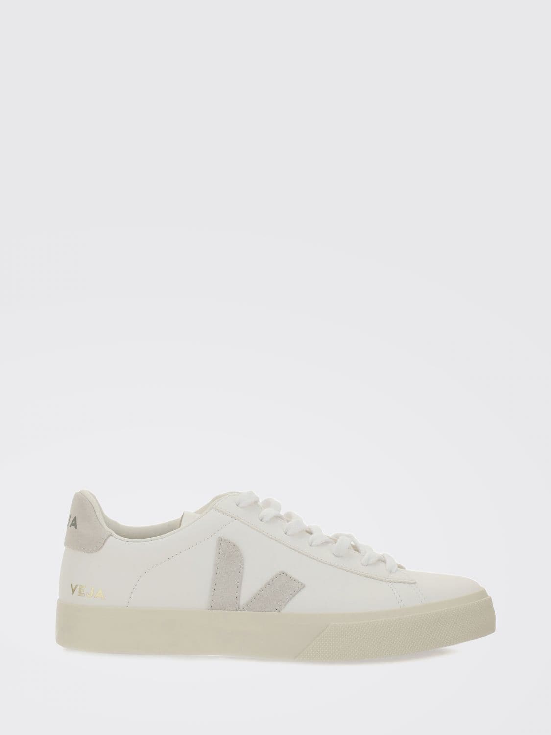 Veja Campo Sustainable ChromeFree Leather Sneakers with Contrast Logo