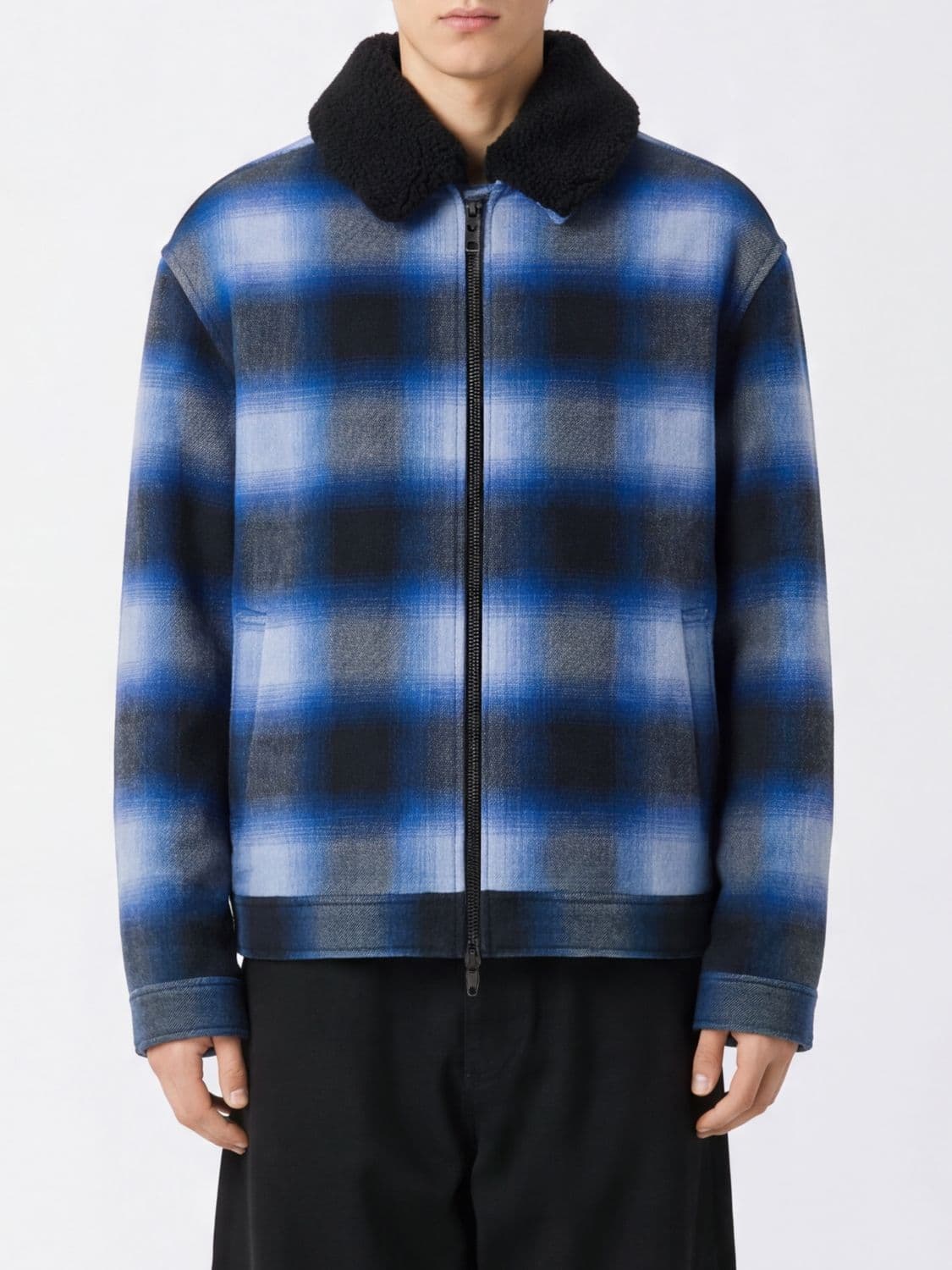 Balenciaga Coat Men color Blue