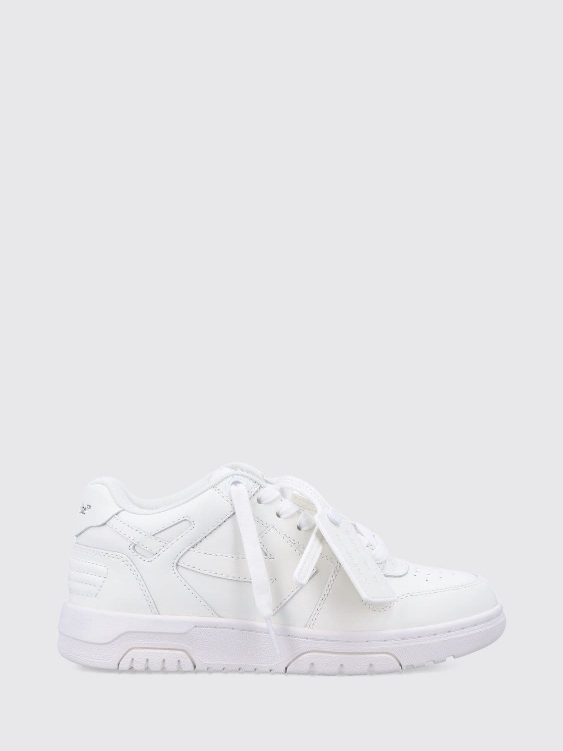 Off-White Out Of Office Low-Top Sneakers in Smooth Leather with Applied Logo