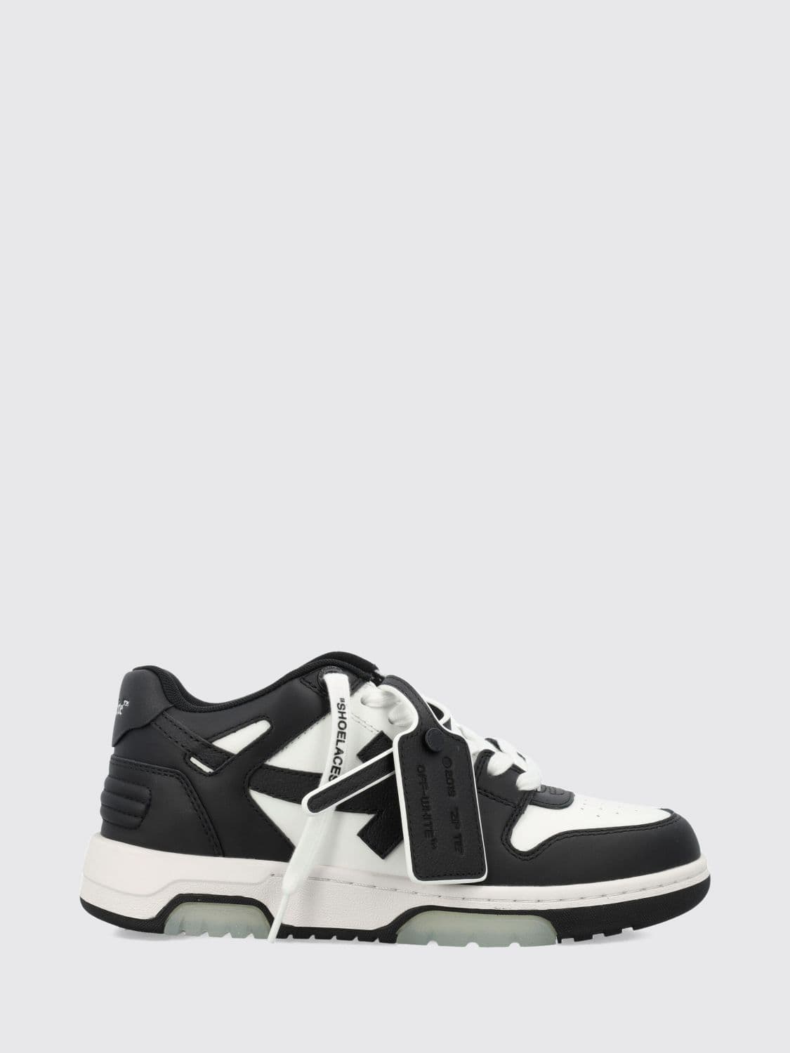 Off-White Bicolour Leather Out Of Office Low-Top Sneakers with Logo