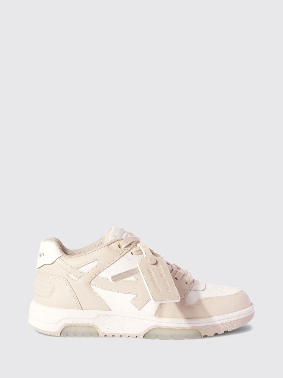 Off-White Bicolour Leather Out Of Office Low-Top Sneakers with Logo