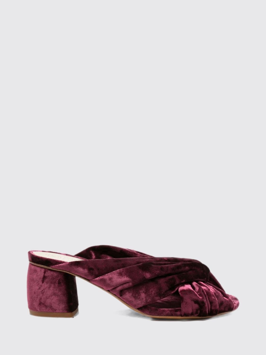 Forte Forte Heeled Sandal Woman color Red