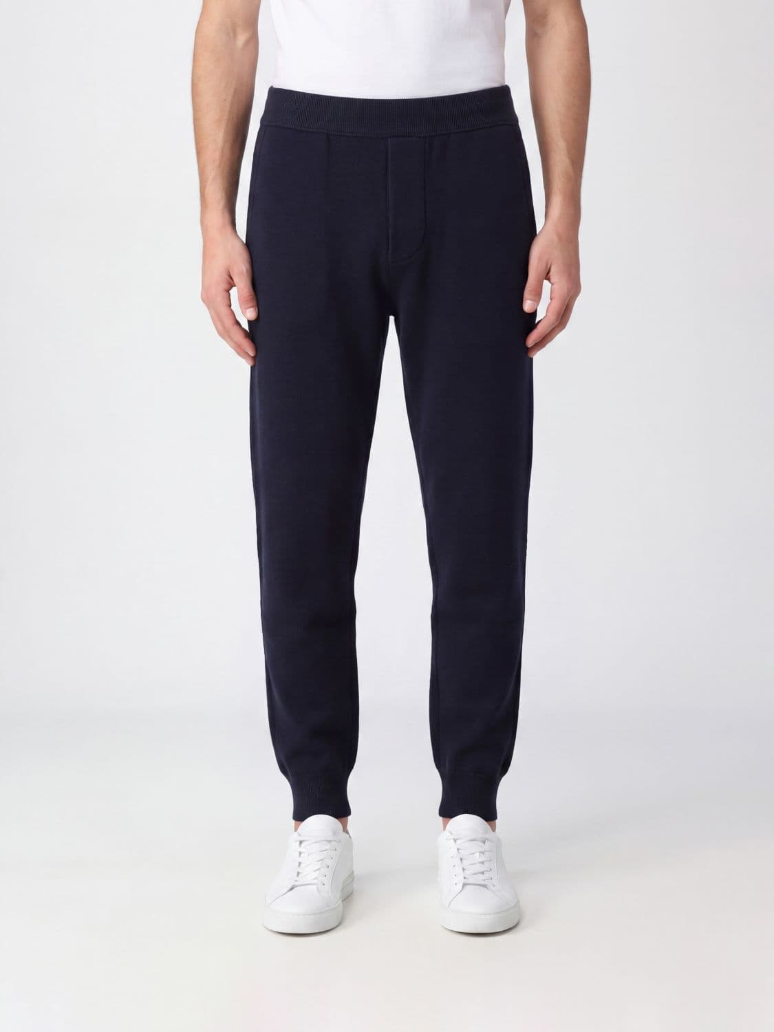 Dsquared2 Viscose Blend Jogging Trousers with Elasticated Waist
