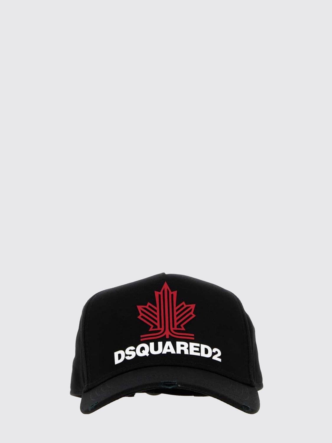 Dsquared2 Cotton Baseball Cap with Front Printed Logo