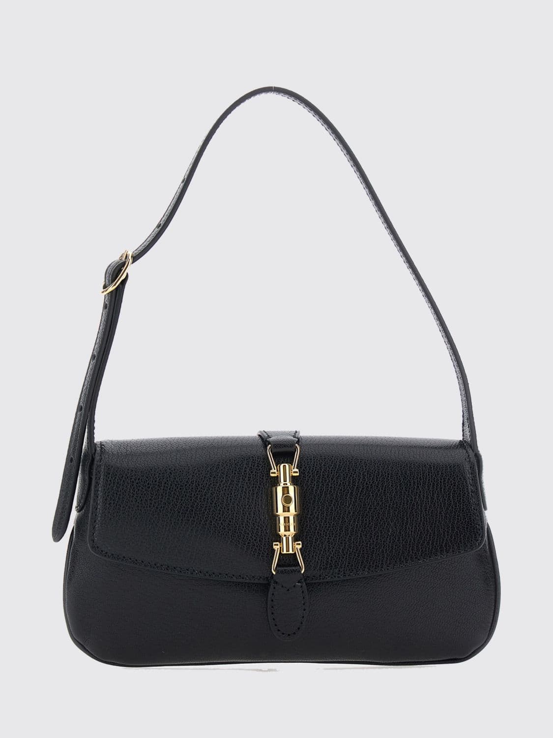 Gucci Jackie Mini Leather Shoulder Bag with Removable Strap
