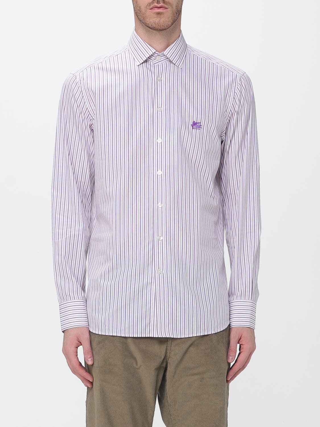 Etro Shirt Men color Violet