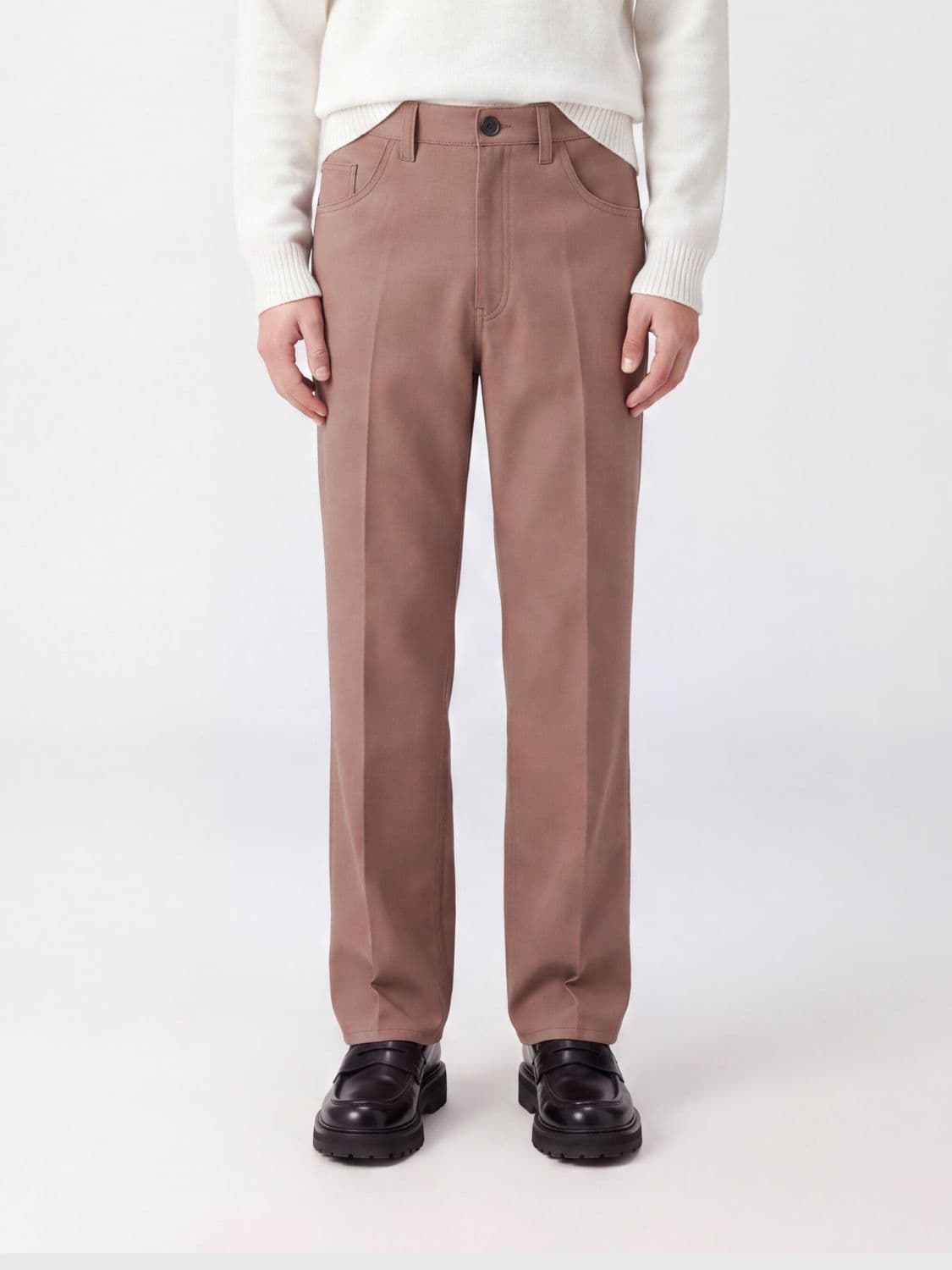 Marni Straight-Leg 5-Pocket Trousers in Virgin Wool Blend