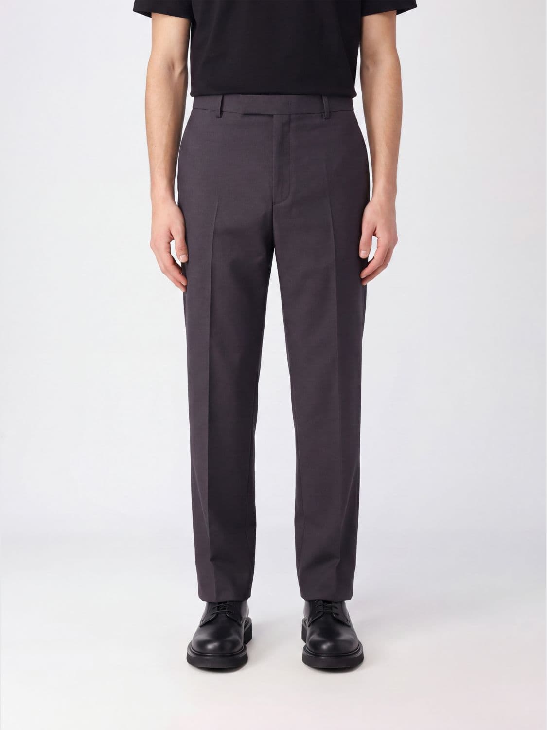 Jil Sander Straight-Leg Tailored Trousers in Virgin Wool and Mohair