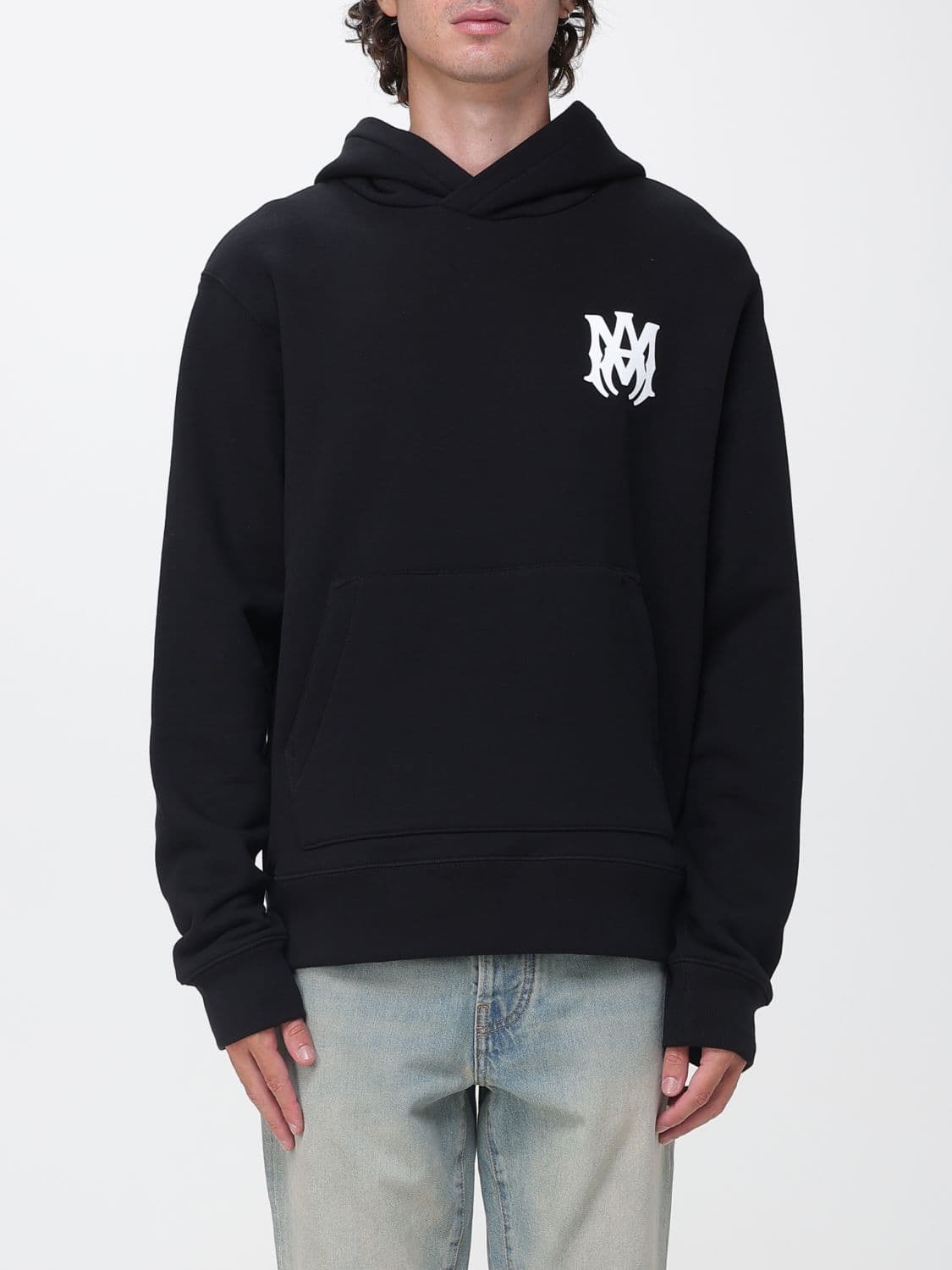 Amiri Contrast Logo Cotton Hoodie