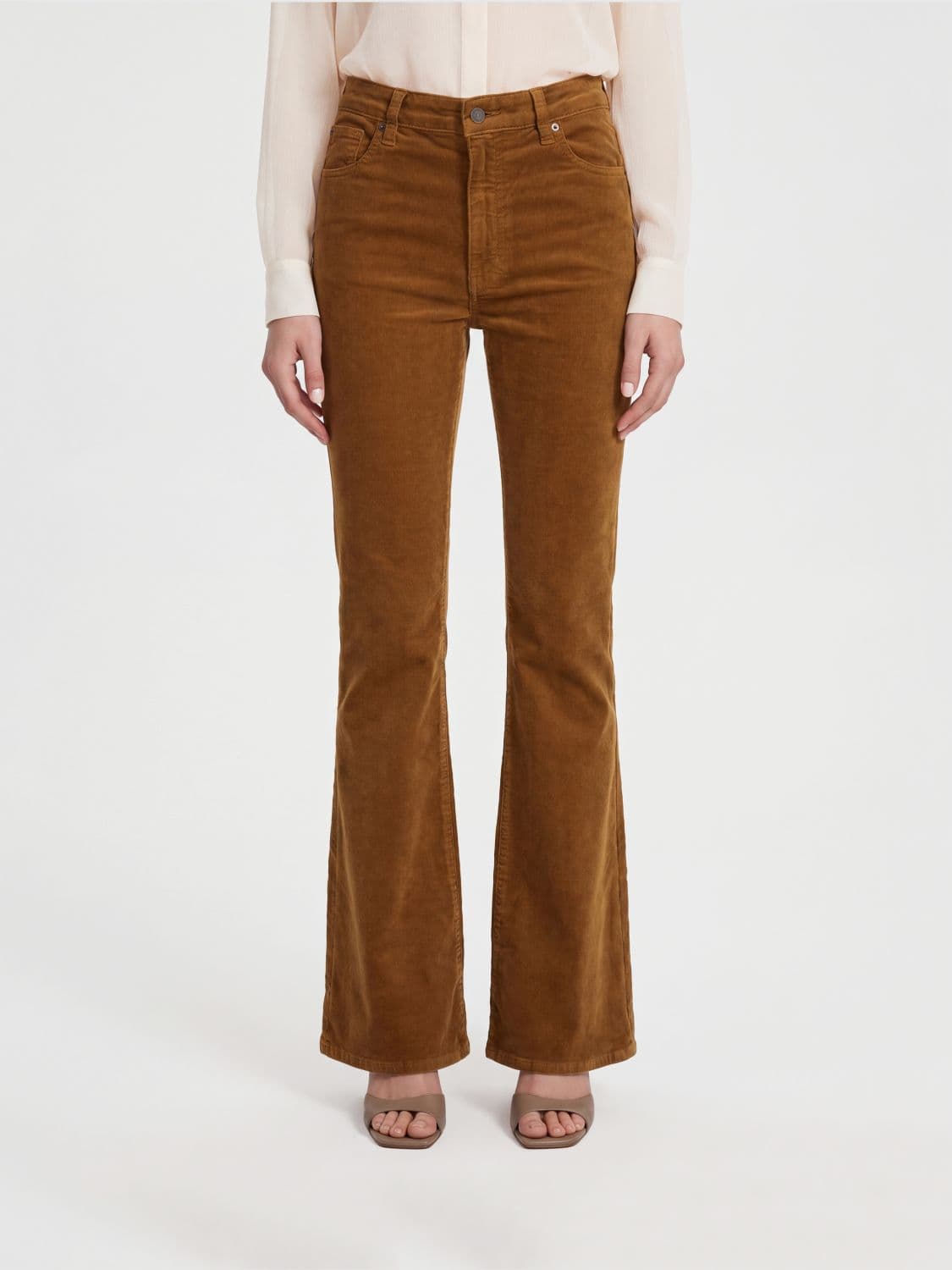 Frame The Reboot Flared Corduroy Trousers by
