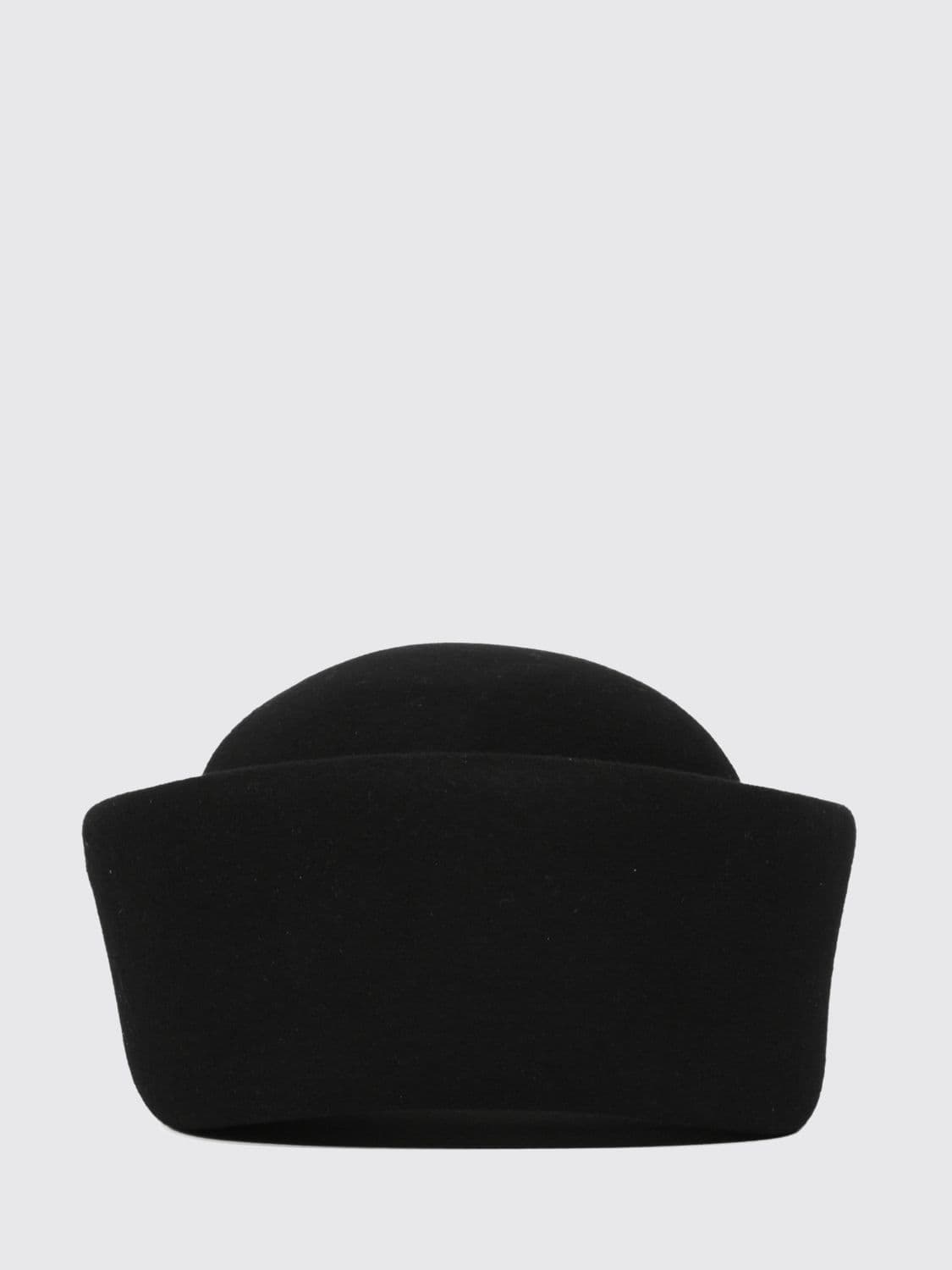 Liviana Conti Edna Wool Felt Cloche Hat by with Turned-Up Brim · OS