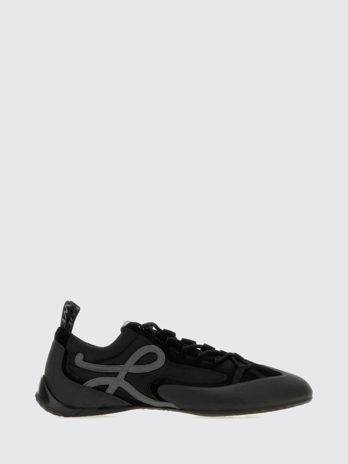 Loewe Grip Low-Top Suede and Nylon Monogram Sneakers