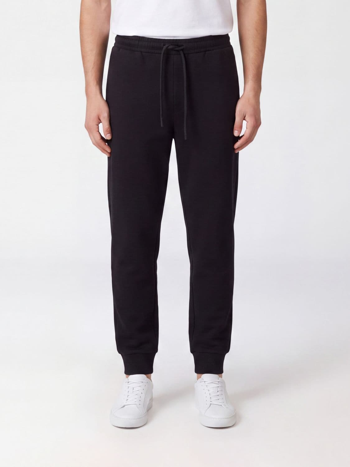 Boss Stretch-Cotton Drawstring Jogger Trousers
