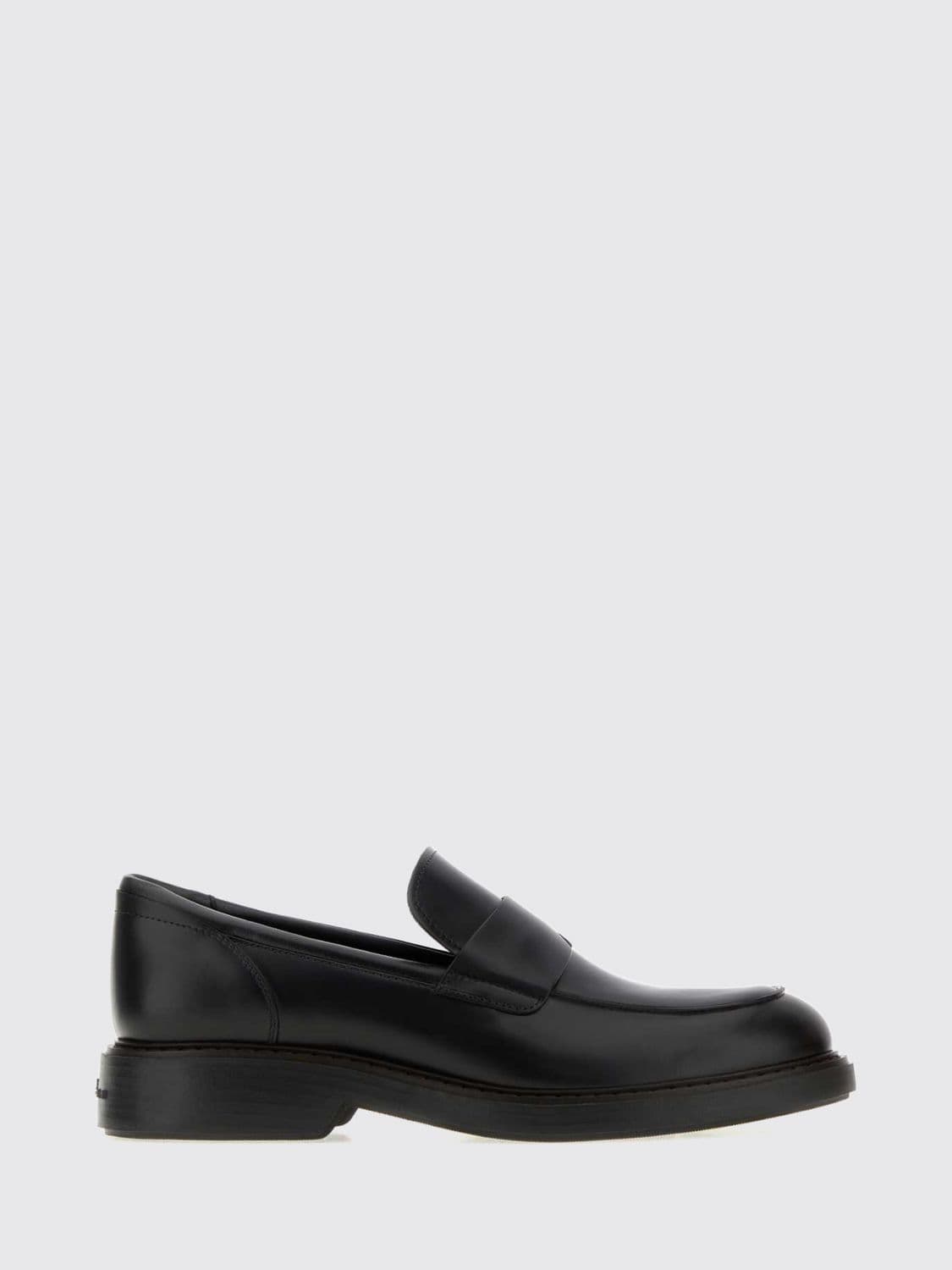 Hogan H704 Smooth Calfskin Penny Loafers with EVA Sole