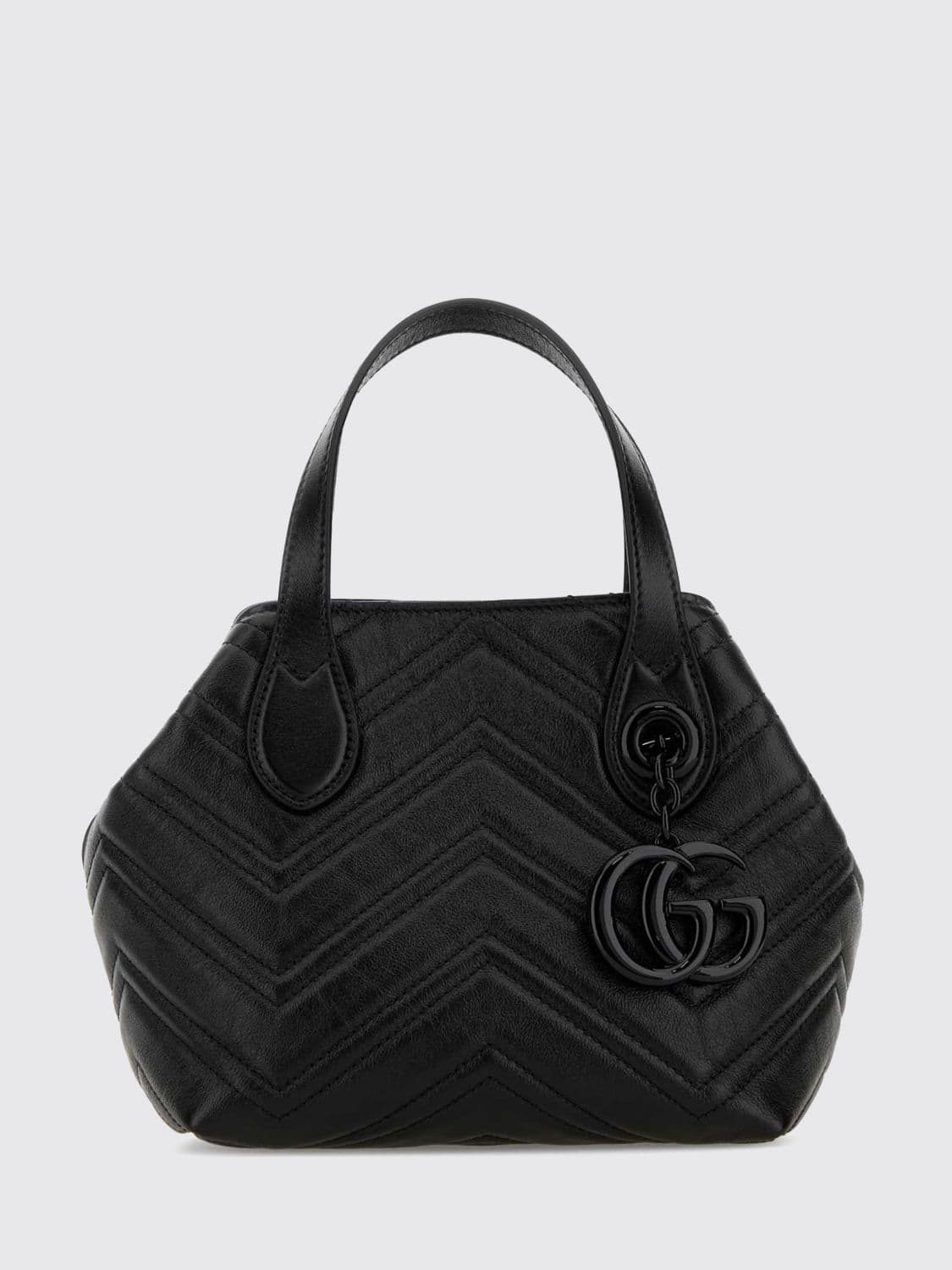 Gucci GG Marmont Mini Top Handle Bag in Matelassé Chevron Nappa · OS