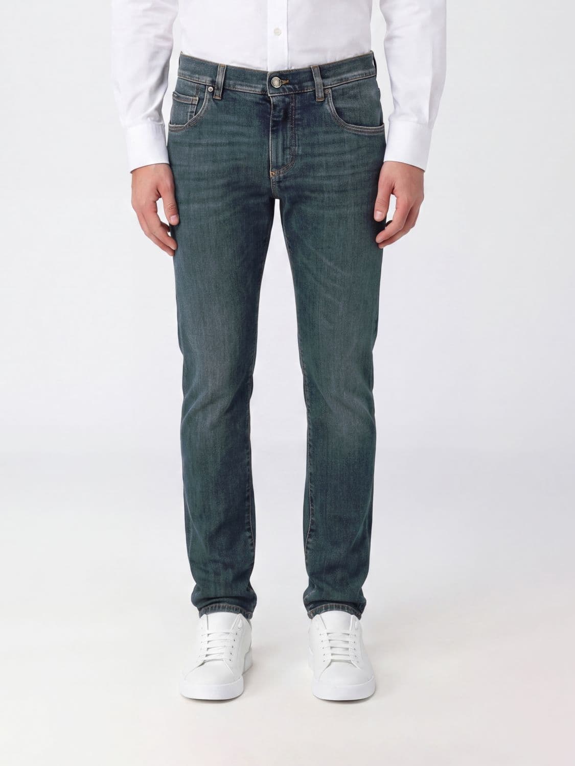 Dolce & Gabbana Skinny Fit Stretch Cotton Denim Jeans