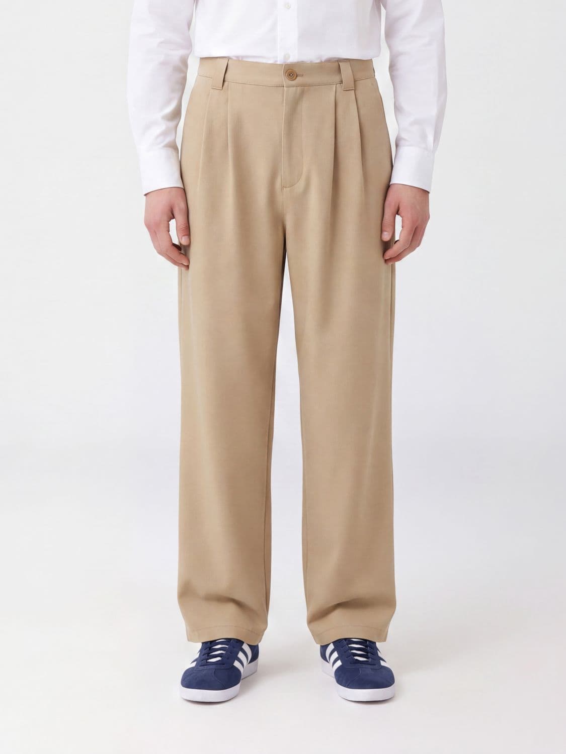 A.p.c. A. P.C. Ricky Wide-Leg Pleated Cotton Trousers