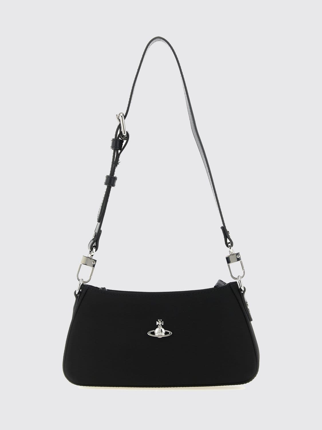 Vivienne Westwood Tasha Faux Leather Shoulder Bag with Orb Logo
