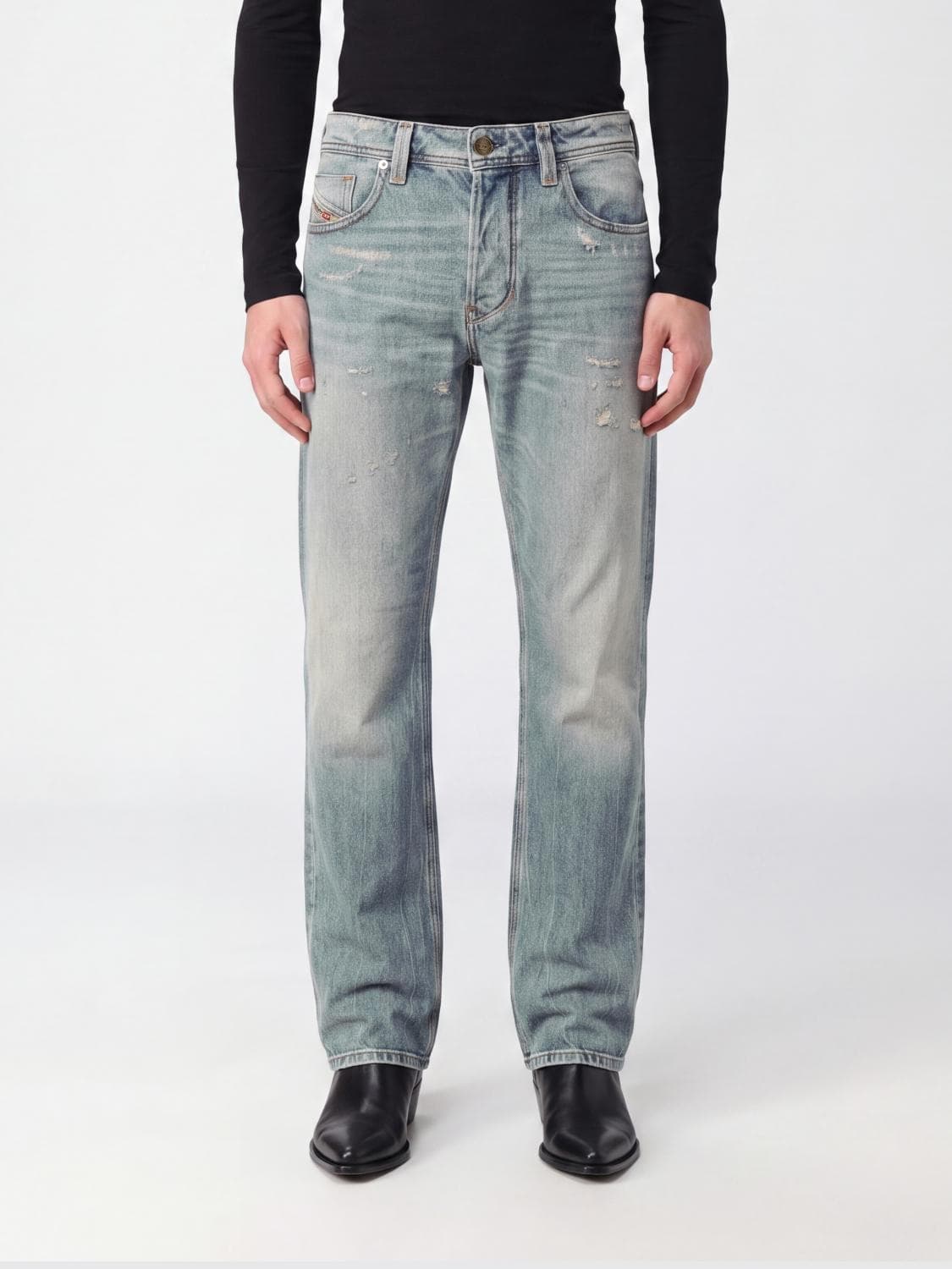 Diesel 1985 Larkee Regular Fit 5-Pocket Stretch Cotton Denim Jeans