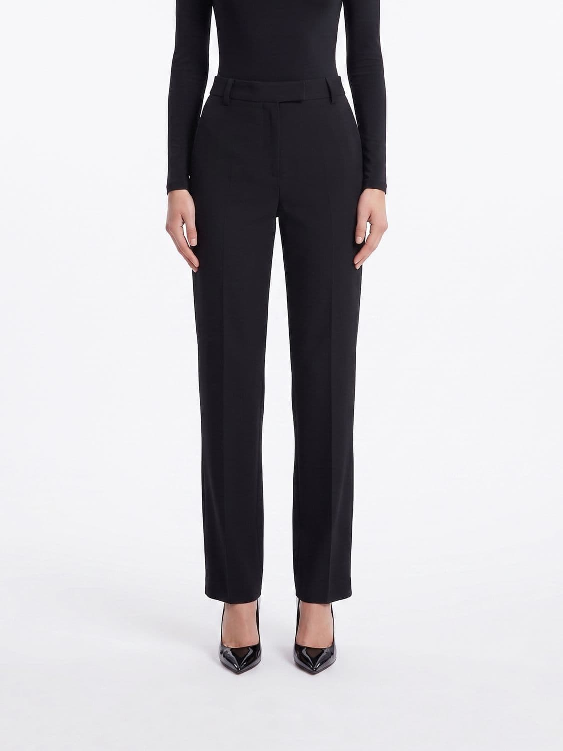 A.p.c. A. P.C. High-Waisted Slim Fit Crêpe Tailored Trousers