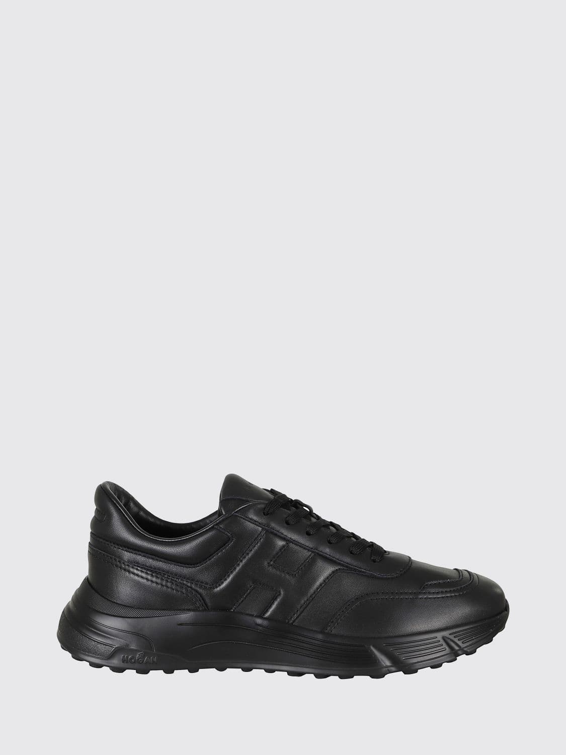 Hogan Hyperlight Sneakers in Sheepskin Leather with Embossed H Logo