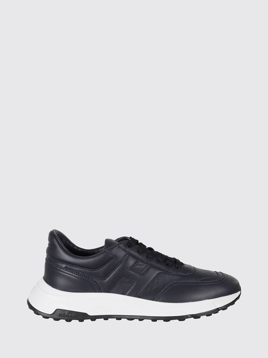 Hogan Hyperlight Sneakers in Sheepskin Leather with Embossed H Logo