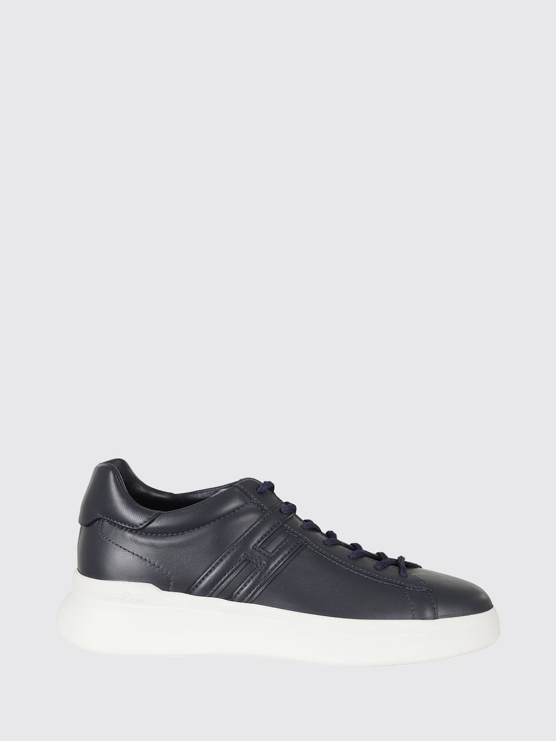 Hogan H580 Sneakers in Smooth Calfskin Leather with Embossed H Logo