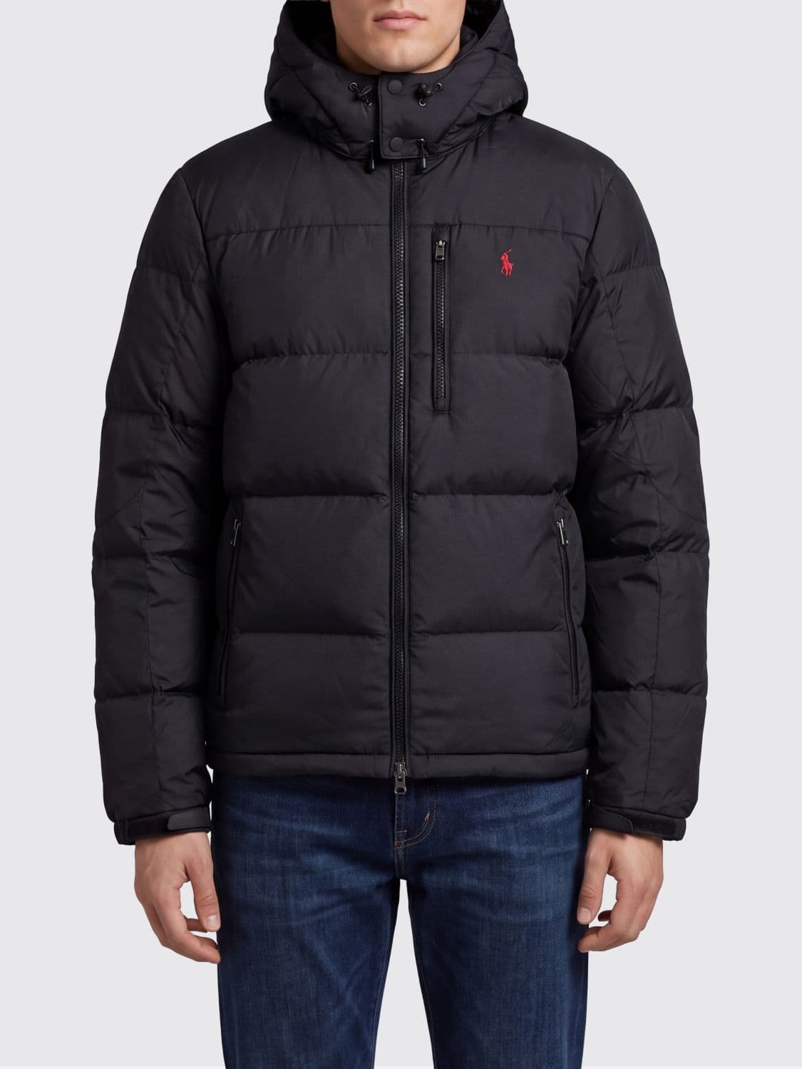 Polo Ralph Lauren Gorham Quilted Nylon Hooded Down Jacket with Pony Logo