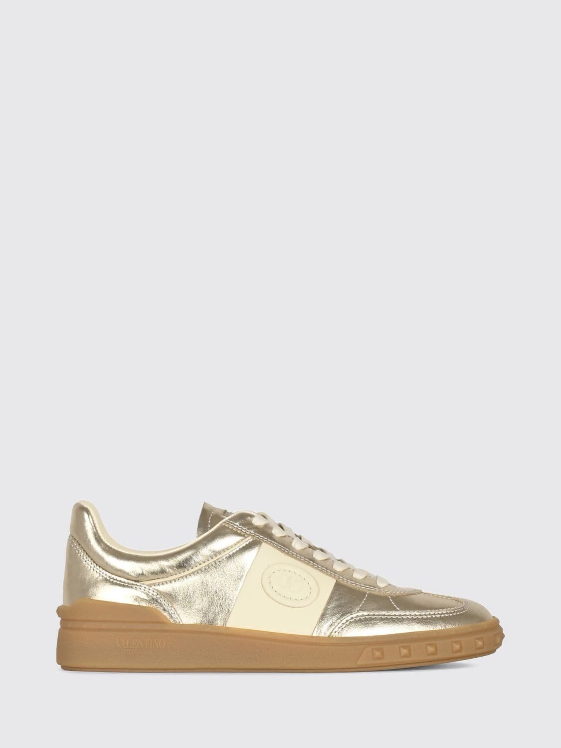 Valentino Garavani Upvillage Low-Top Leather Trainers with VLogo
