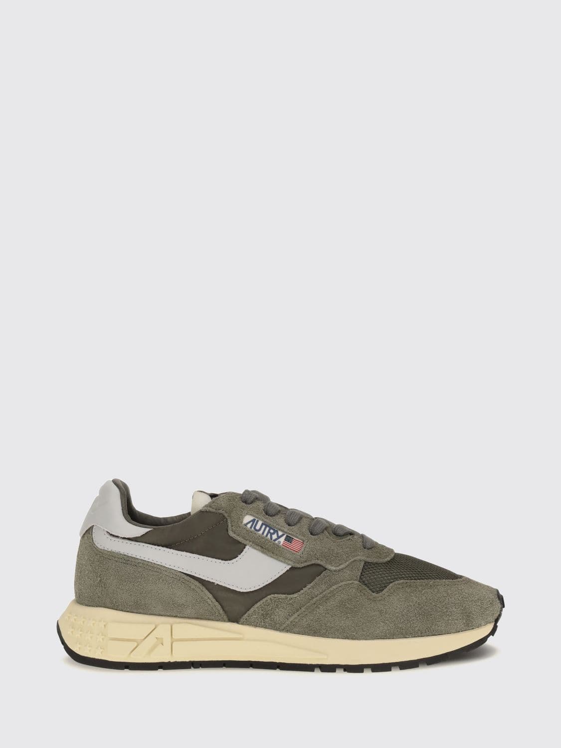 Autry Reelwind Two-Tone Nylon and Suede Low Top Trainers · 46