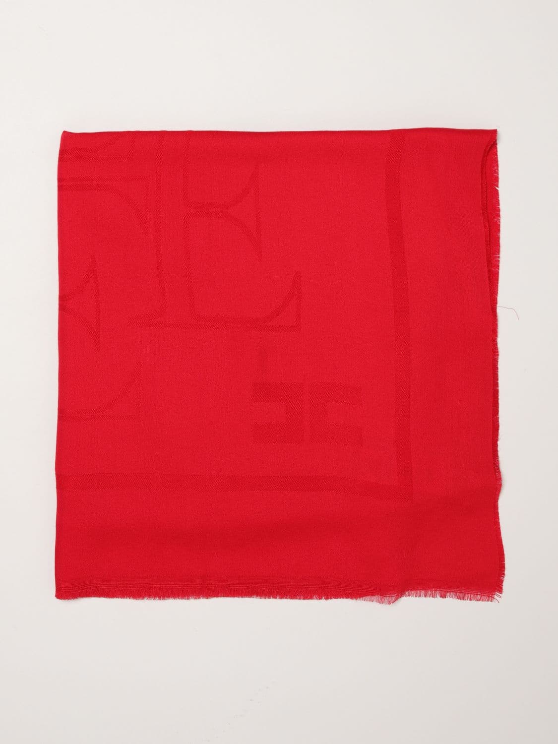 Elisabetta Franchi Solid Scarf in a Soft Viscose and Modal Blend