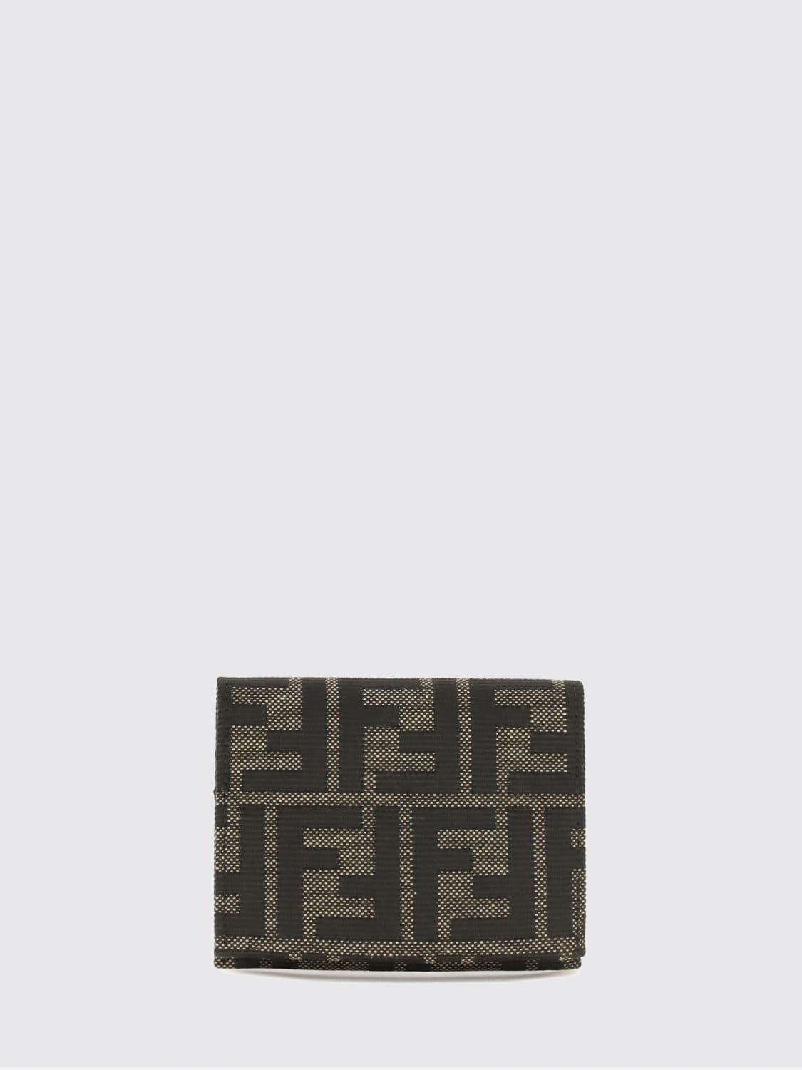 Fendi Bifold Card Holder in FF Monogram Jacquard Fabric