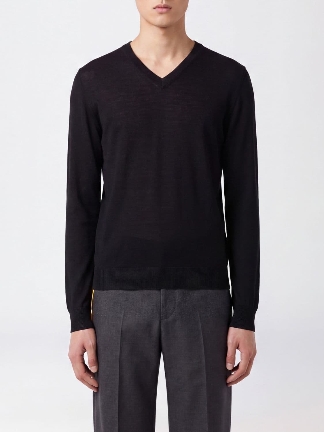 Fendi V-Neck Virgin Wool Jumper
