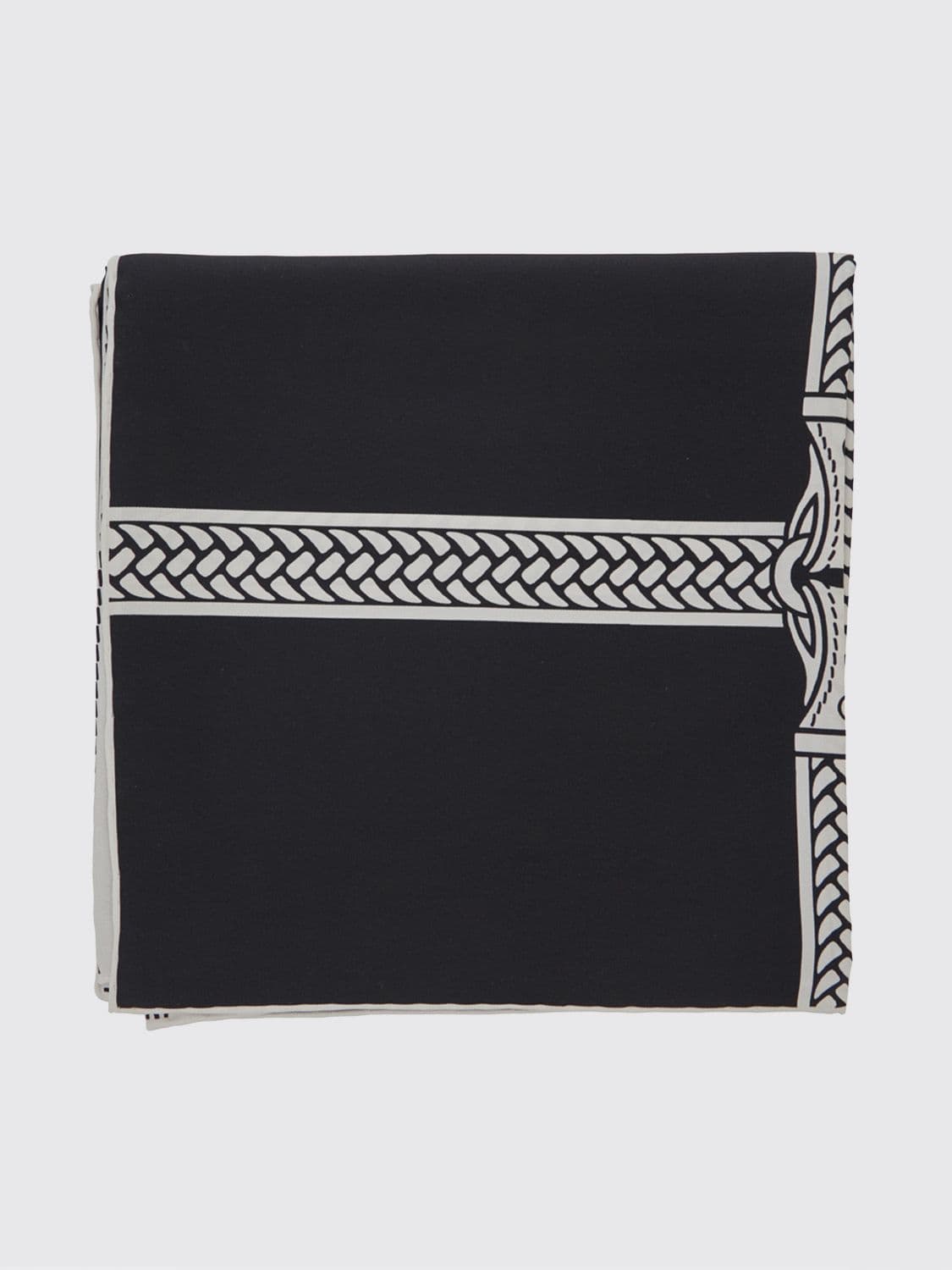 Fendi Neck Scarf Woman color Black