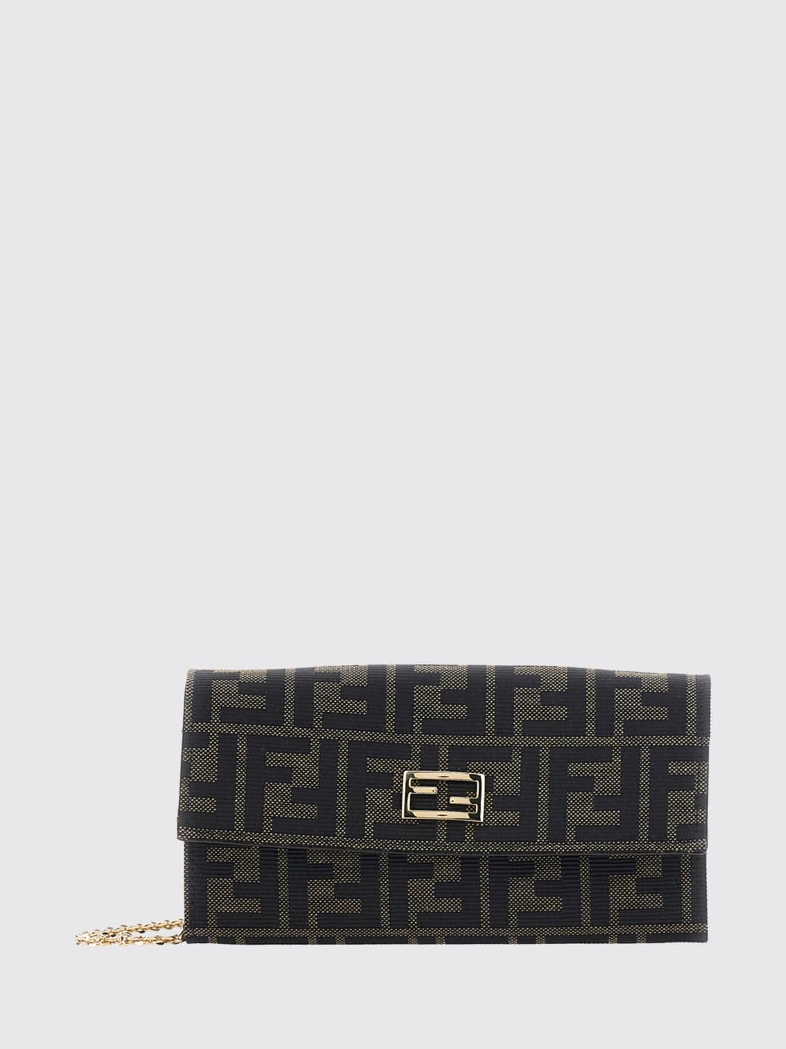 Fendi Tube FF Monogram Fabric Mini Cross-body Bag