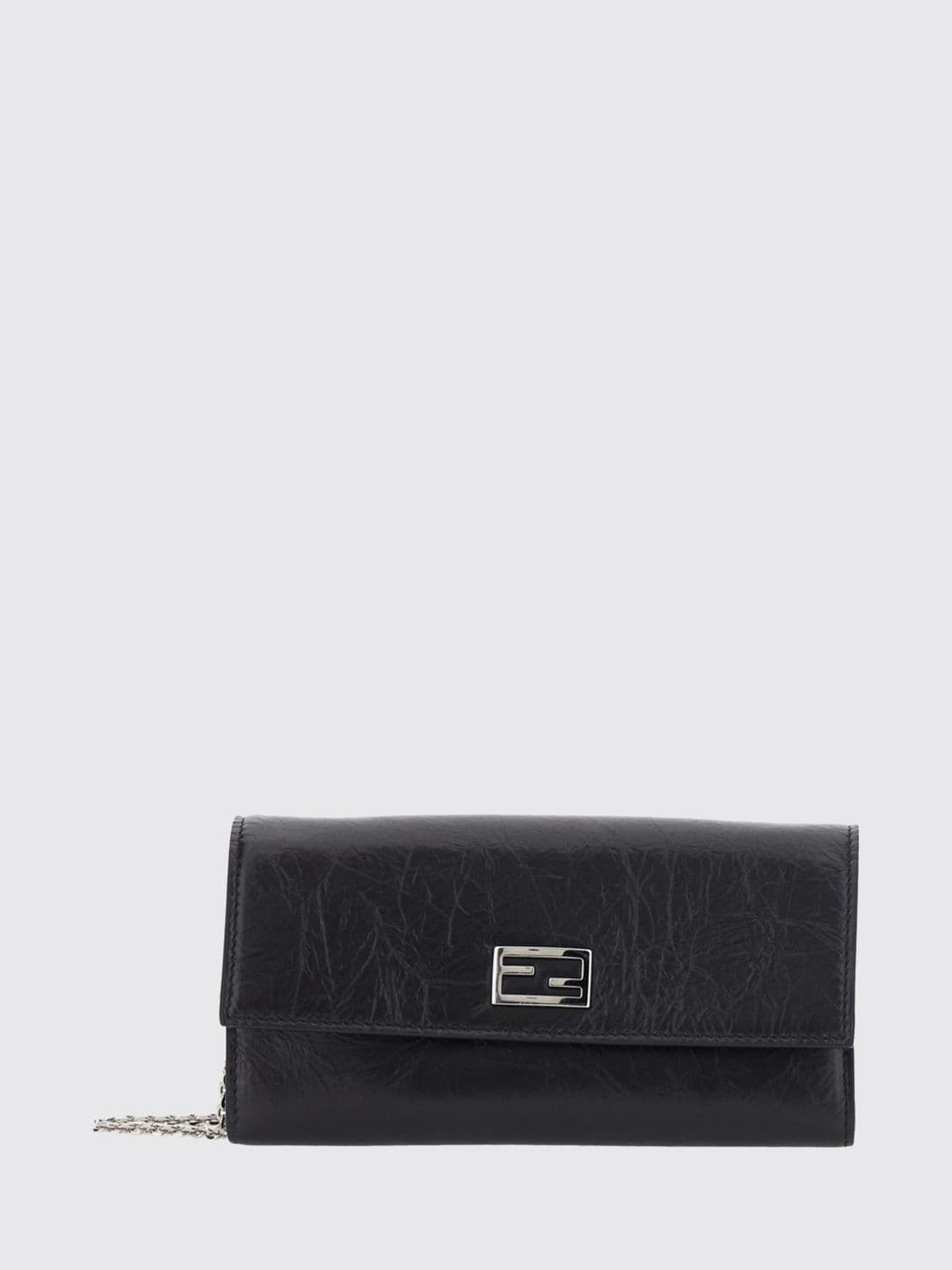 Fendi Tube Crinkled-Effect Calfskin Mini Cross-body Bag · OS