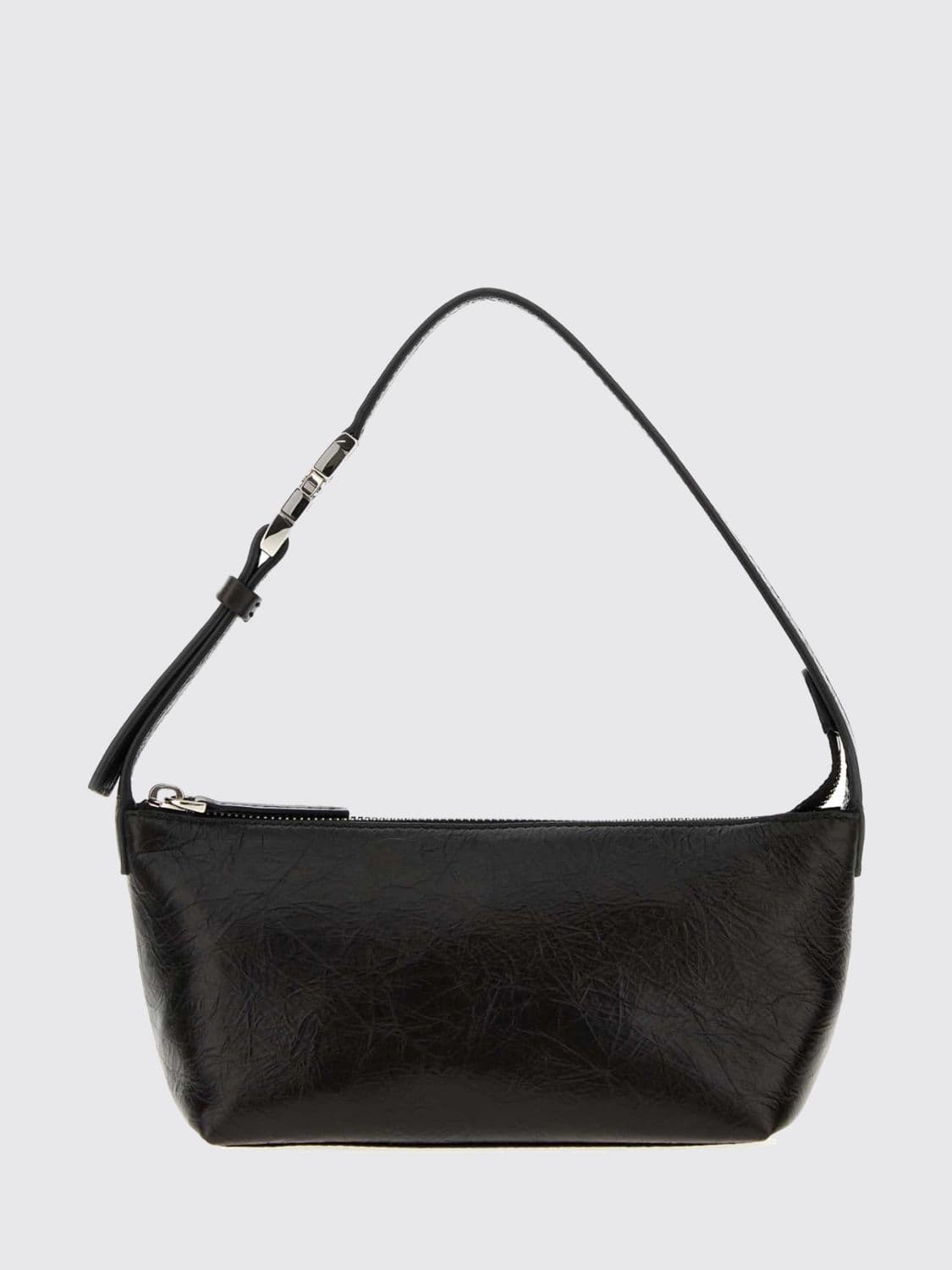Fendi Vanity Crinkled Leather Mini Bag with Metal FF Logo · OS