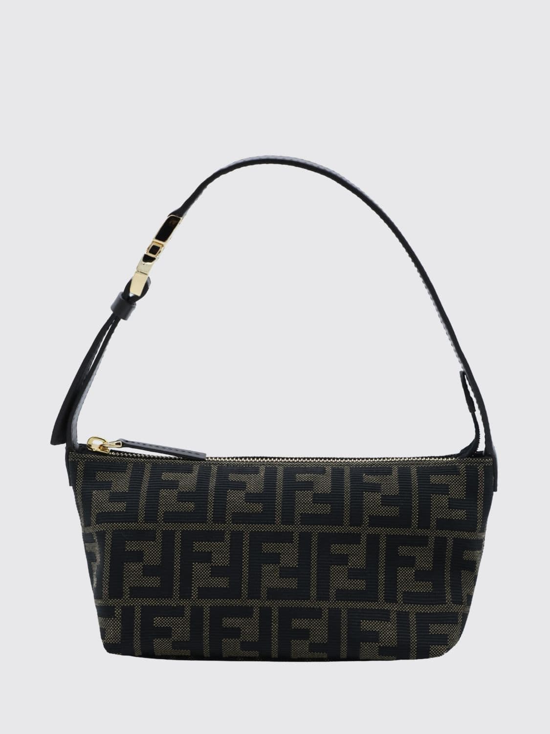 Fendi Flared Mini Bag in FF Monogram Jacquard Fabric